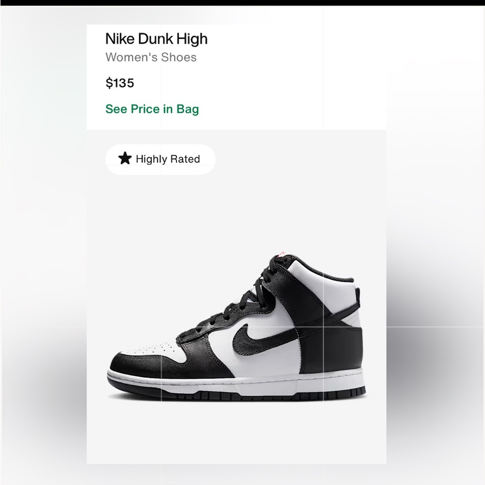 Nike Black and White Athletic Shoes